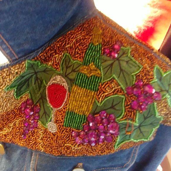 SOLD! Beautiful jean jacket! SOLD!!! - Picture 3 of 5